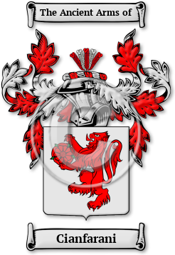 Cianfarani Family Crest Download (jpg) Legacy Series - 150 DPI