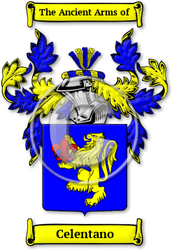 Celentano Family Crest Download (jpg) Legacy Series - 150 DPI