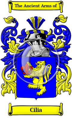 Cilia Family Crest Download (JPG) Heritage Series - 600 DPI