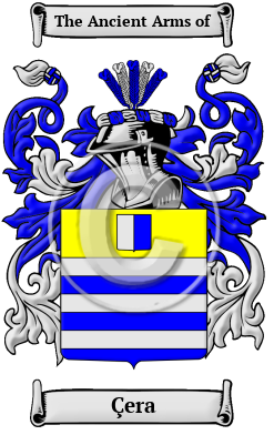 Çera Family Crest/Coat of Arms