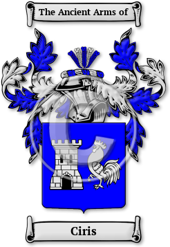 Ciris Family Crest Download (JPG) Legacy Series - 600 DPI