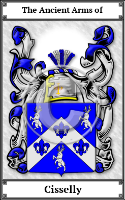 Cisselly Family Crest Download (JPG)  Book Plated - 150 DPI