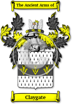 Claygate Family Crest Download (jpg) Legacy Series - 150 DPI