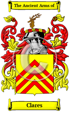 Clares Family Crest/Coat of Arms