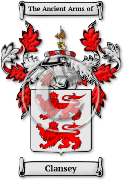 Clansey Family Crest Download (jpg) Legacy Series - 150 DPI