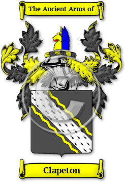 Clapeton Family Crest Download (jpg) Legacy Series - 150 DPI
