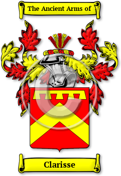 Clarisse Family Crest Download (jpg) Legacy Series - 150 DPI