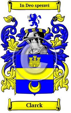 Clarck Family Crest Download (jpg) Heritage Series - 150 DPI