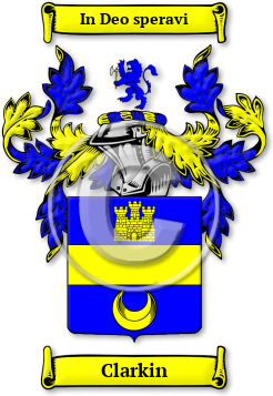 Clarkin Family Crest Download (jpg) Legacy Series - 150 DPI