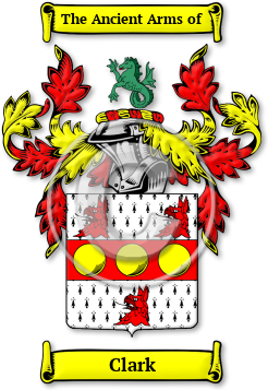 Clark Family Crest Download (jpg) Legacy Series - 150 DPI