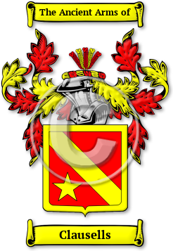 Clausells Family Crest Download (JPG) Legacy Series - 600 DPI