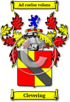 Clevering Family Crest Download (jpg) Legacy Series - 150 DPI