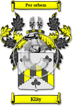Kläy Family Crest Download (jpg) Legacy Series - 150 DPI