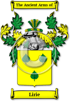 Lirie Family Crest Download (jpg) Legacy Series - 150 DPI
