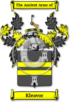 Kleavor Family Crest Download (jpg) Legacy Series - 150 DPI