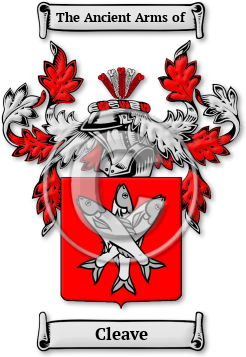 Cleave Family Crest Download (jpg) Legacy Series - 150 DPI