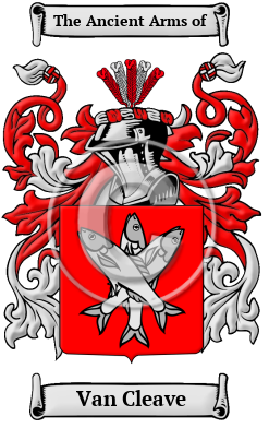 Van Cleave Family Crest Download (JPG) Heritage Series - 300 DPI