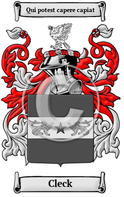 Cleck Family Crest Download (JPG) Heritage Series - 600 DPI