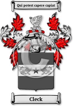 Cleck Family Crest Download (jpg) Legacy Series - 150 DPI