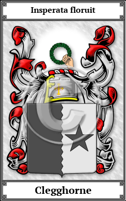 Clegghorne Family Crest Download (JPG) Book Plated - 600 DPI