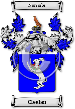 Cleelan Family Crest Download (jpg) Legacy Series - 150 DPI