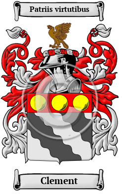 Clement Family Crest Download (JPG) Heritage Series - 600 DPI