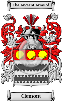 Clemont Family Crest/Coat of Arms