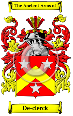De-clerck Family Crest Download (JPG) Heritage Series - 600 DPI
