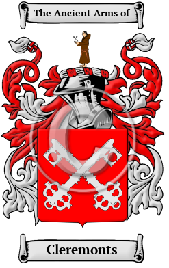 Cleremonts Family Crest Download (JPG) Heritage Series - 600 DPI