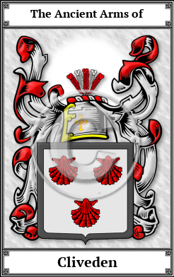 Cliveden Family Crest Download (JPG)  Book Plated - 150 DPI