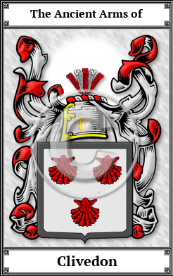 Clivedon Family Crest Download (JPG)  Book Plated - 150 DPI