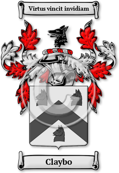 Claybo Family Crest Download (jpg) Legacy Series - 150 DPI