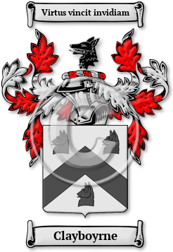 Clayboyrne Family Crest Download (JPG) Legacy Series - 600 DPI