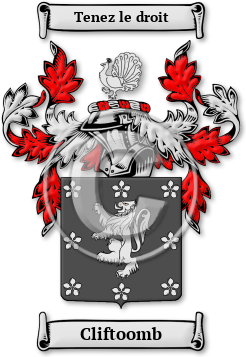 Cliftoomb Family Crest Download (jpg) Legacy Series - 150 DPI