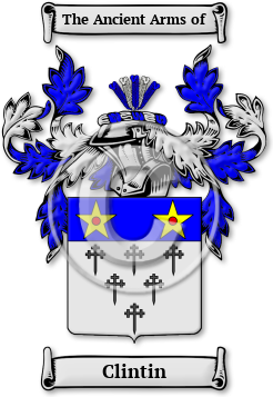 Clintin Family Crest Download (jpg) Legacy Series - 150 DPI
