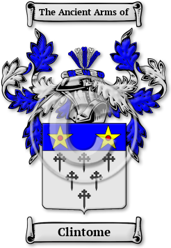 Clintome Family Crest Download (jpg) Legacy Series - 150 DPI