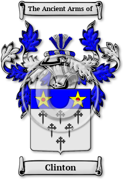 Clinton Family Crest Download (JPG) Legacy Series - 300 DPI