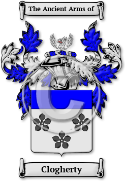 Clogherty Family Crest Download (jpg) Legacy Series - 150 DPI