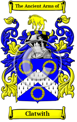 Clatwith Family Crest/Coat of Arms