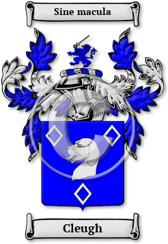 Cleugh Family Crest Download (jpg) Legacy Series - 150 DPI