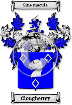 Cloughertey Family Crest Download (jpg) Legacy Series - 150 DPI