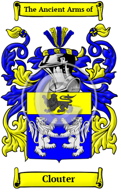 Clouter Family Crest Download (JPG) Heritage Series - 600 DPI