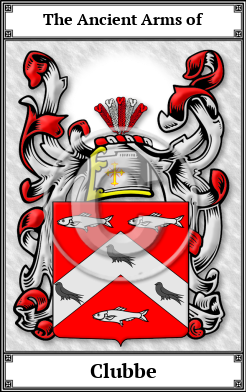 Clubbe Family Crest Download (JPG)  Book Plated - 150 DPI
