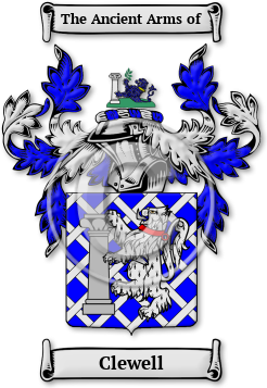 Clewell Family Crest Download (jpg) Legacy Series - 150 DPI