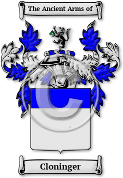 Cloninger Family Crest Download (JPG) Legacy Series - 600 DPI