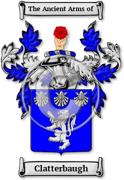 Clatterbaugh Family Crest Download (jpg) Legacy Series - 150 DPI