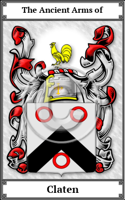 Claten Family Crest Download (JPG) Book Plated - 300 DPI