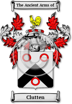 Clutten Family Crest Download (jpg) Legacy Series - 150 DPI