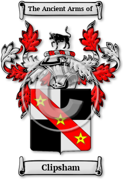 Clipsham Family Crest Download (jpg) Legacy Series - 150 DPI