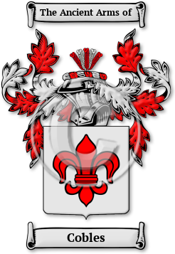 Cobles Family Crest Download (jpg) Legacy Series - 150 DPI